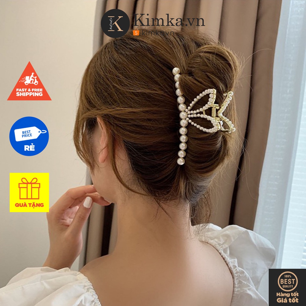 (0416) Cặp Tóc Đính Ngọc Đá Tai Thỏ Đính Đá Sang Trọng Hàn Quốc