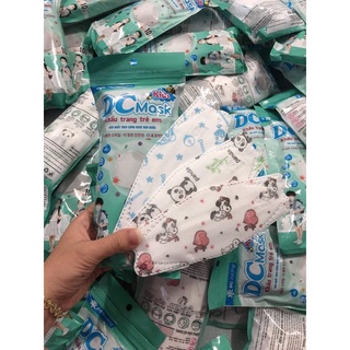 Khẩu trang kf94 4D trẻ em ( túi 10c )