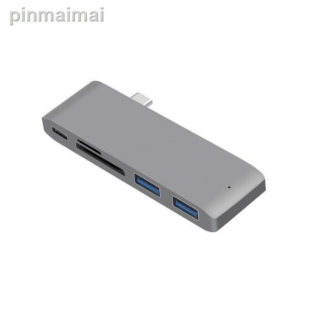 Đầu Đọc Thẻ Nhớ 5 Trong 1 Usb-C Với 2 Cổng Usb 3.0 Micro Sd Type-C Cho Macbook Pro Air A1932 / A2179 2020