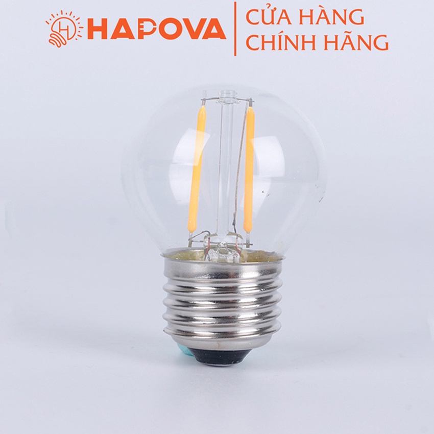 Bóng Đèn Tròn Edison Vintage G 45, ST 64, A 60 - 4W đui E27, ánh sáng vàng