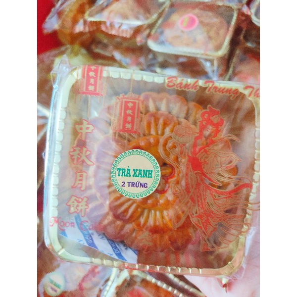Bánh trung thu 2 trứng 220 gram nhân sen, đậu, dừa, môn, thập cẩm, đậu đen