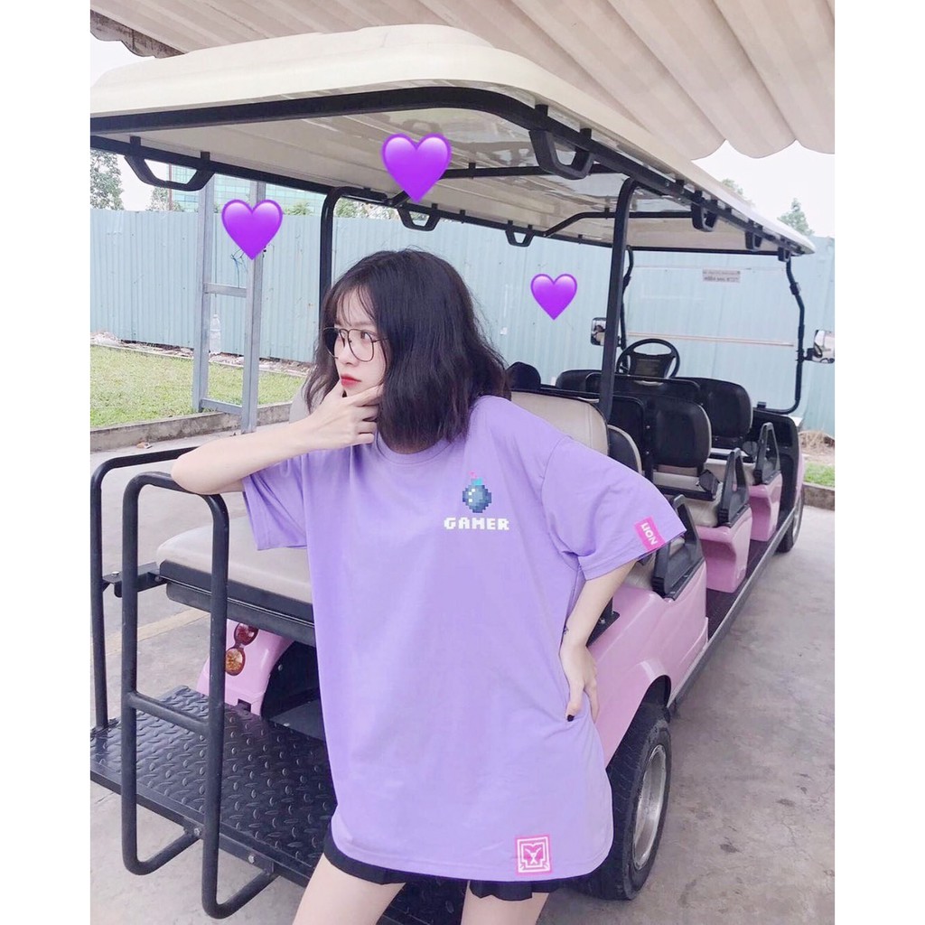 [Mã WARN20 giảm 20k đơn 150k] Áo Thun GAME OVER Tím Unisex | BigBuy360 - bigbuy360.vn