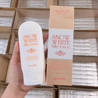 Kem dưỡng trắng mặt và toàn thân Snow White Milky Lotion 120g Hàn Quốc