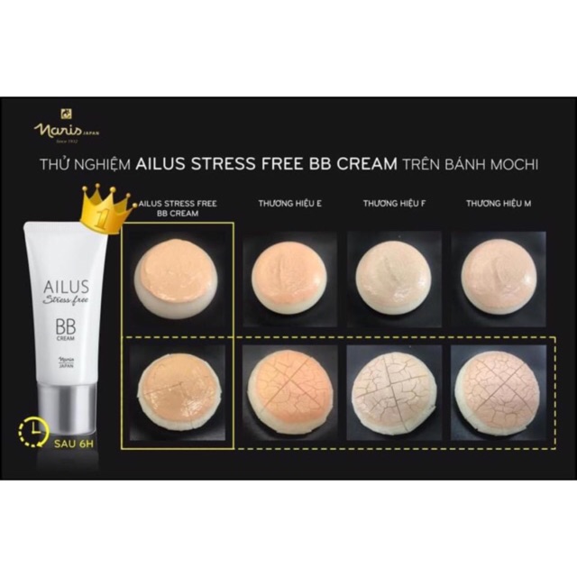 Kem Nền Trang Điểm Ailus BB Cream Naris Nhật Bản Chính Hãng