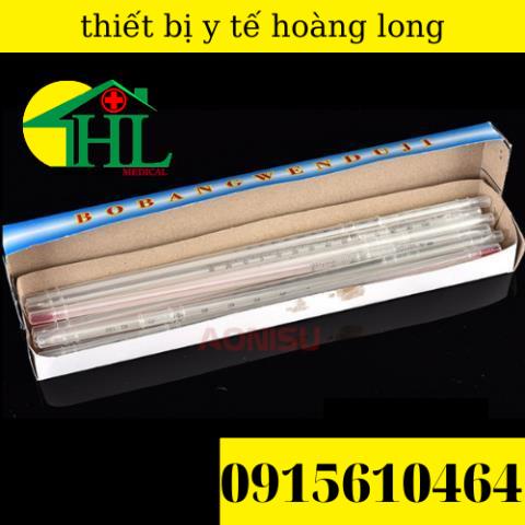 Nhiệt Kế Thủy Ngân 200 Độ - Cây Đo Nhiệt Độ Nước