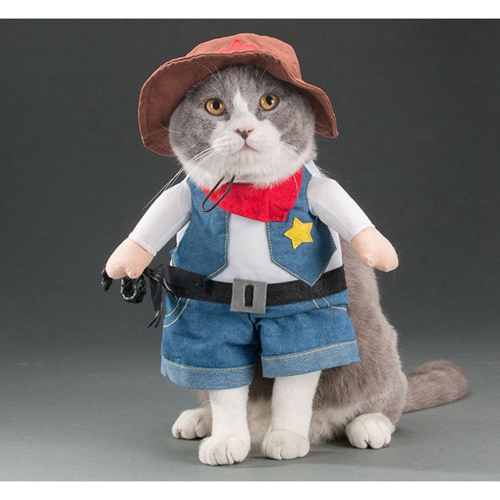 1 bộ đồ hóa trang nhân vật sát nhân dễ thương vui nhộn nhiều kích thước cho chó mèo
