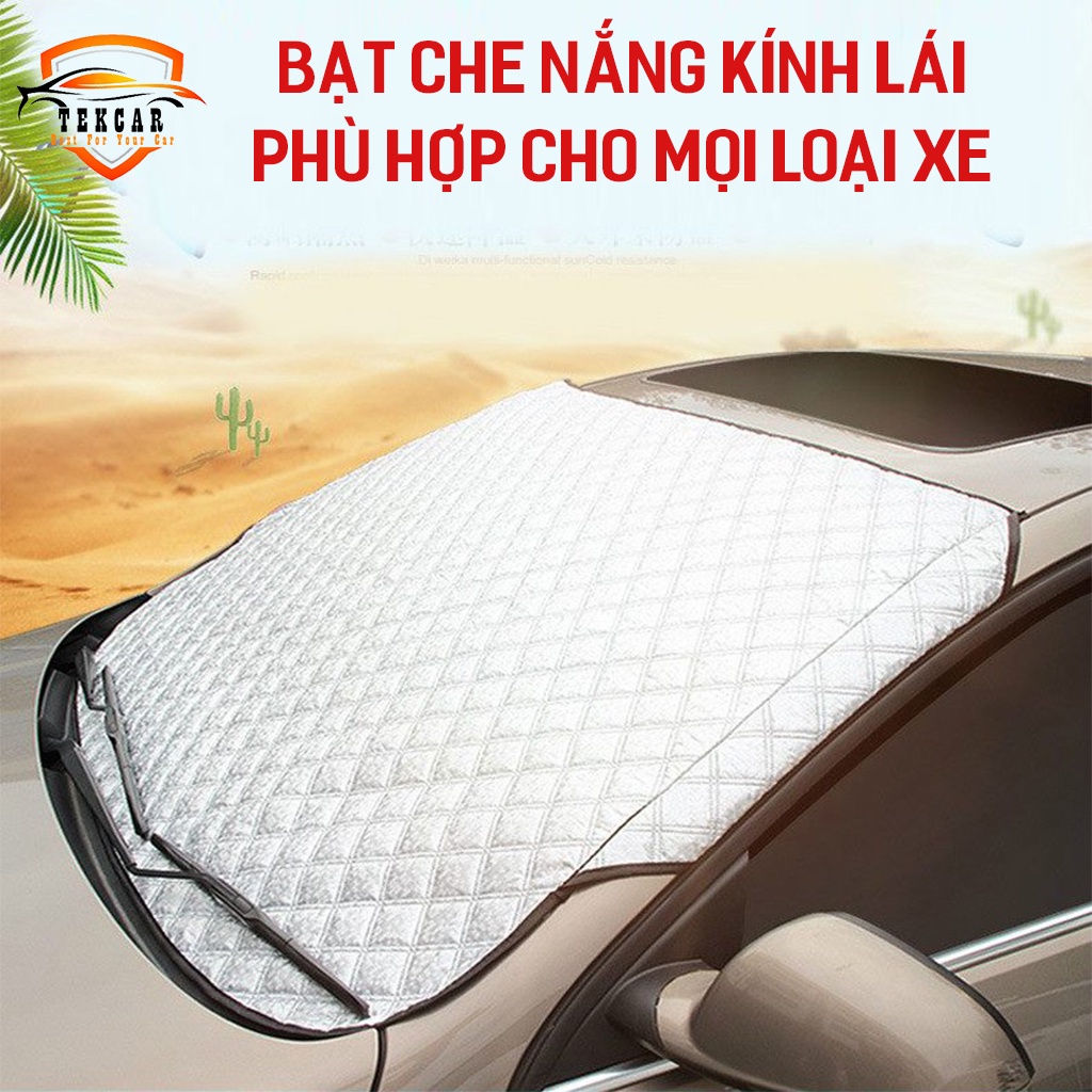 Tấm che nắng kính lái ô tô , bạt che nắng mưa tráng nhôm 3 lớp chống nóng cách nhiệt cao cấp cho oto, xe hơi