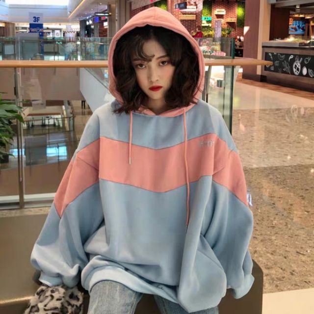 (ORDER) Áo hoodie phối 2 màu (ảnh thật ở cuối) | BigBuy360 - bigbuy360.vn