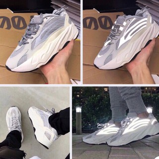 [Full Box]Giày Yz700 Static Trắng Xám Cao Cấp