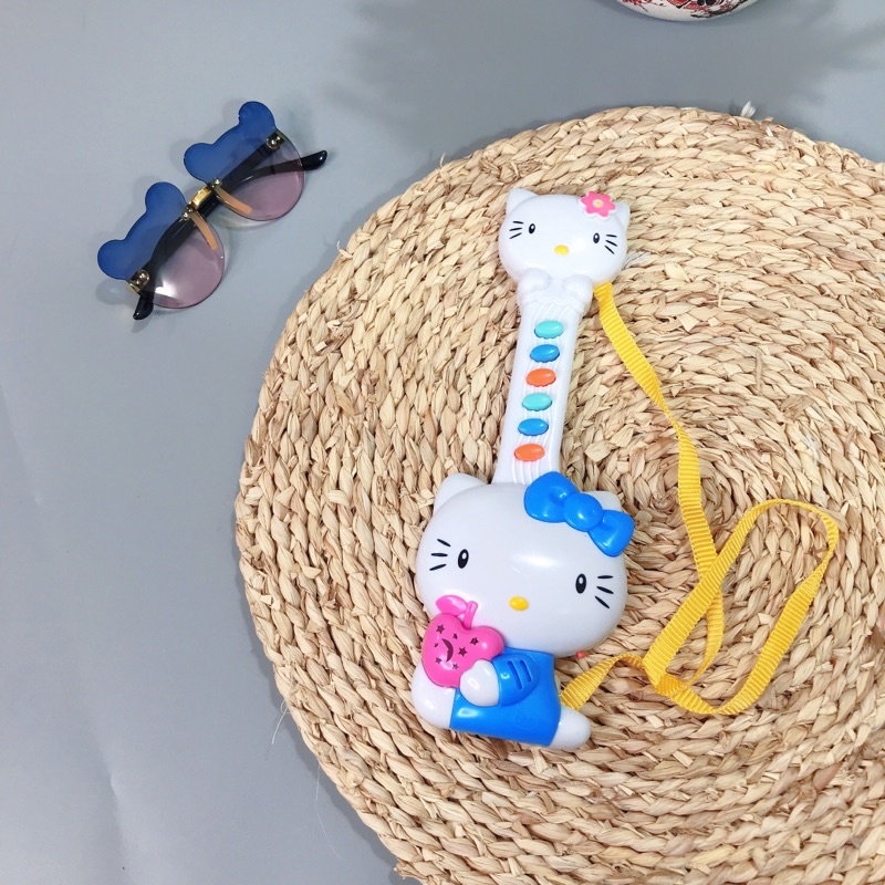 Đồ chơi đàn hello kitty bằng nhựa chạy pin cho bé