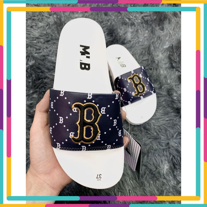 🌺 hỗ trợ đổi size , hàng loại 1 🌺 Dép 𝐌𝐋𝐁 chữ B thêu nổi in họa tiết 3D , mẫu dép thể thao mới 100%