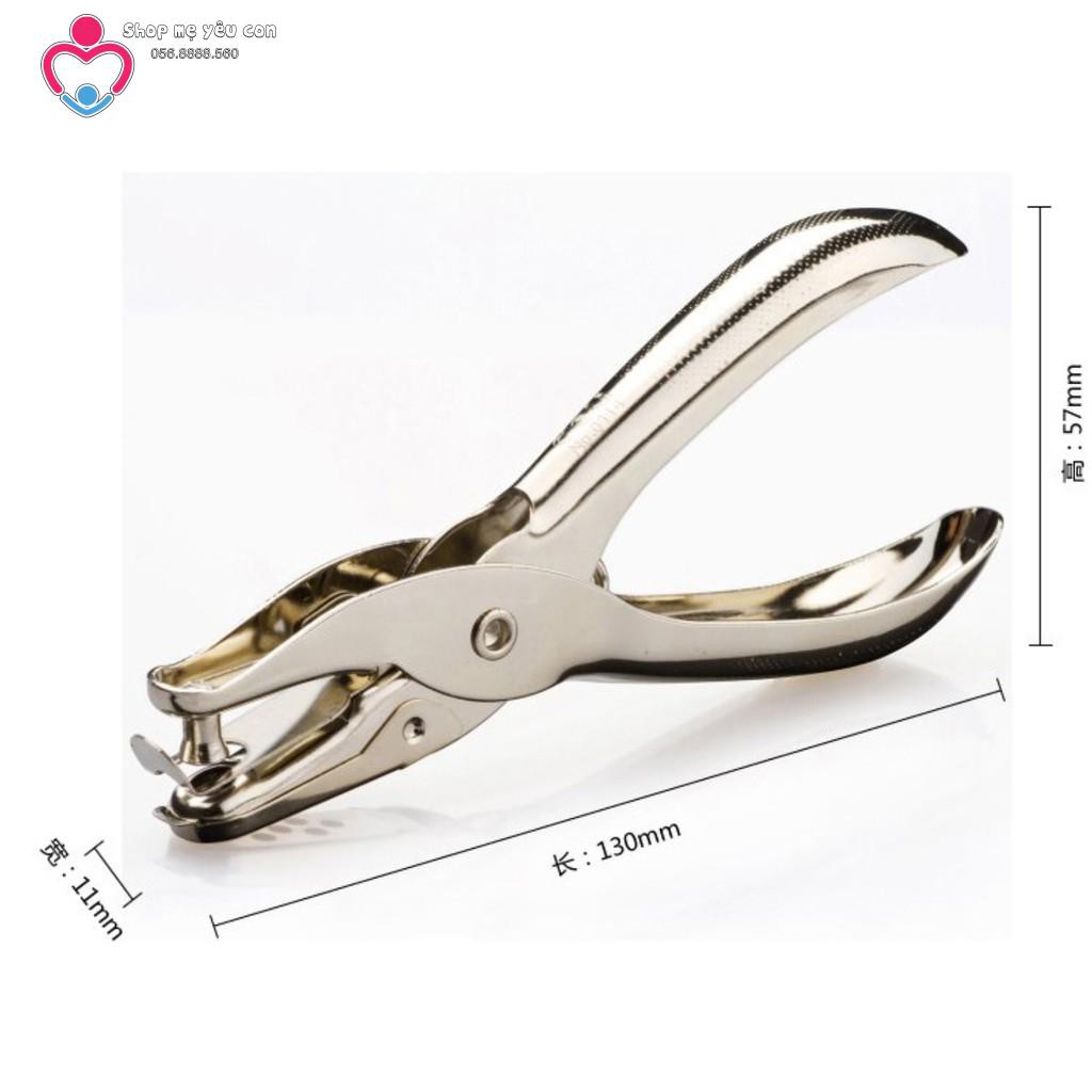 Kìm Deli bấm lỗ - Kìm đột giấy 1 lỗ chắc bền đẹp