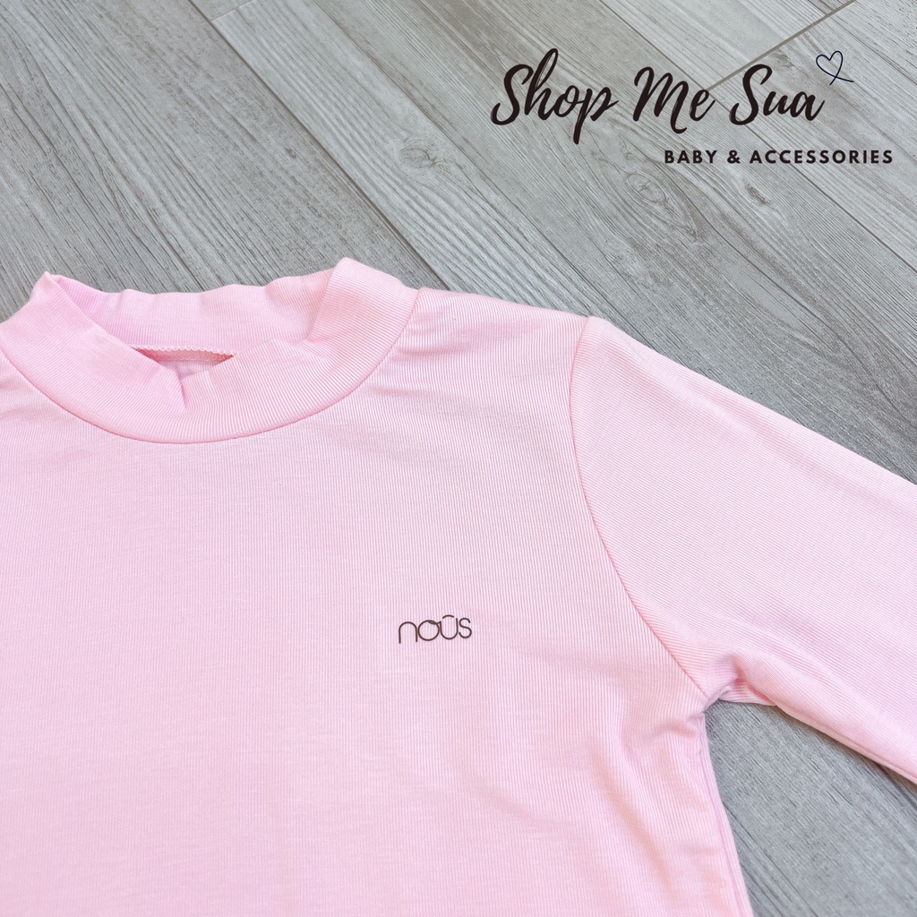 NOUS Áo giữ nhiệt cổ 3p cho bé chất petit 3m-24m