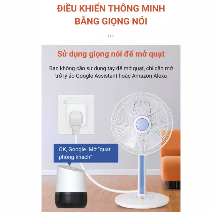 Ổ Cắm Điện hẹn giờ thông minh wifi điều khiển từ xa Bảo hành 12 tháng PR-SW07 Pingron