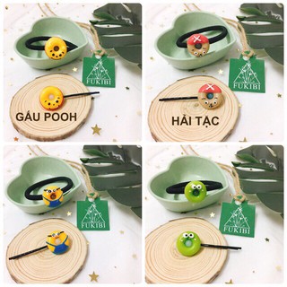 KẸP TĂM, CỘT TÓC DONUT THÚ ẢNH THẬT