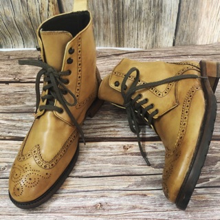 Bốt oxford boots da thật hãng Vero cuoio size 38
