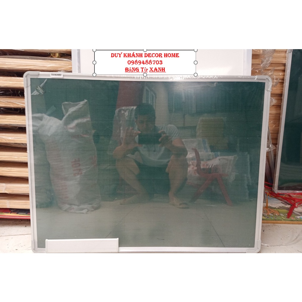 Bảng Từ Xanh Viết Phấn Hàn Quốc Kẻ Ô Vuông dùng để dạy học cấp 2 trở lên