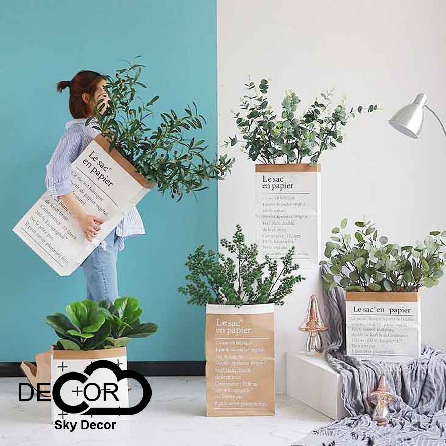 TÚI GIẤY TRANG TRÍ NHÀ CỬA, ĐẠO CỤ CHỤP ẢNH SẢN PHẨM - Sky Decor