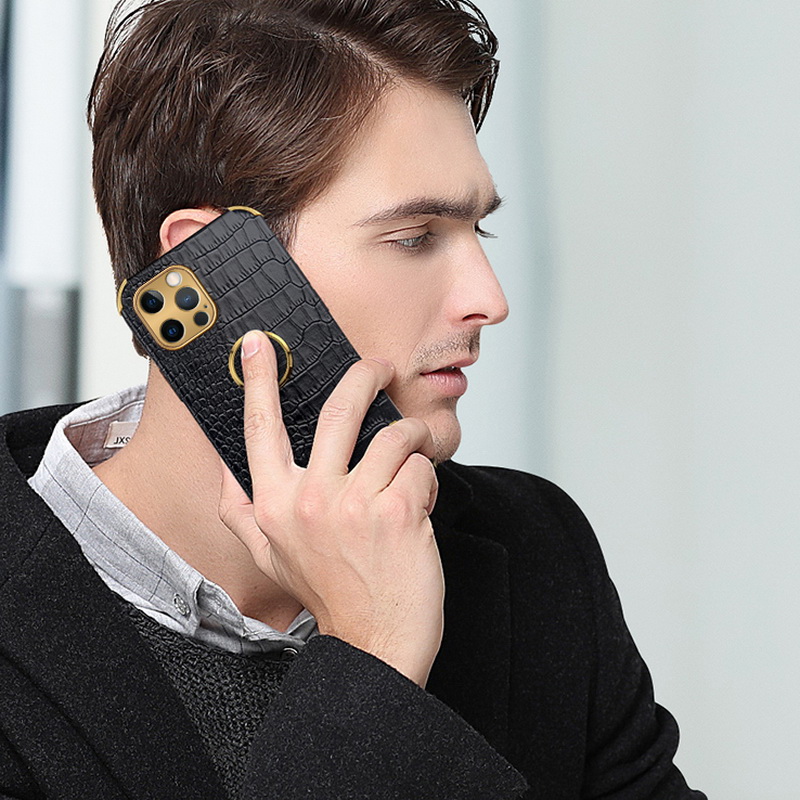 Ốp Điện Thoại Da Cá Sấu Có Đế Đỡ Cho iPhone 14 13 12 Pro Max 11 XS XR X 8 7 6 6s Plus + SE 2020