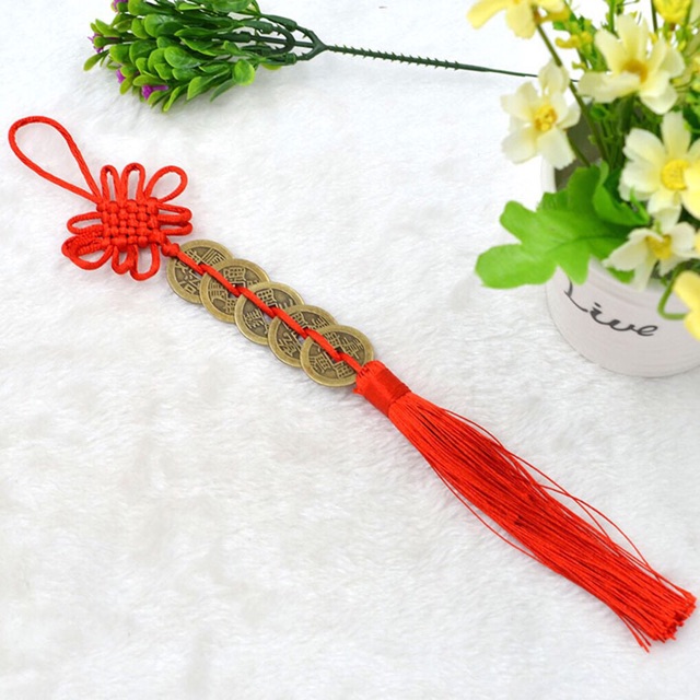 Dây đồng xu Ngũ Đế - Vật phẩm phong thủy Trang trí Tết mang tài lộc may mắn cho năm mới