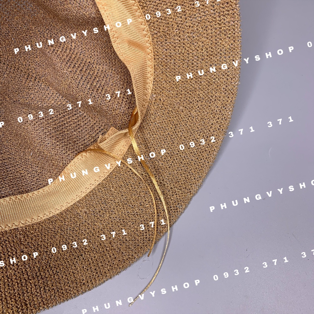 I QAC I Mũ đơn giản thoáng mát thời trang cực hot- VÀNH NHỎ NƠ BUNG QUACHA- nón đi biển che nắng
