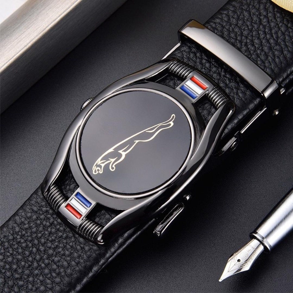 Thắt lưng nam da cao cấp, Nịt nam phong cách Hàn Quốc, khóa kim loại tự động thông minh TL05