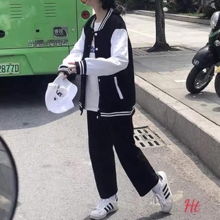 Áo bomber gió phối tay trơn H2