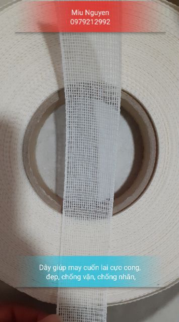Dây viền thần thánh hỗ trợ may cuốn lai .