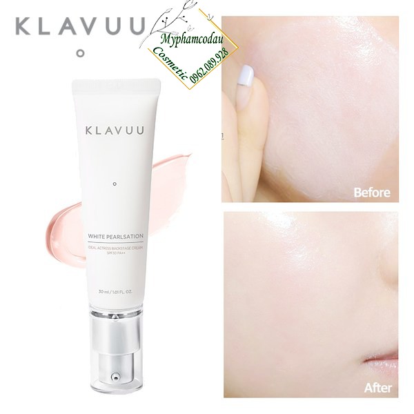 Kem lót KLAVUU WHITE PEARLSATION Ideal Actress Backstage Cream SPF30 PA++