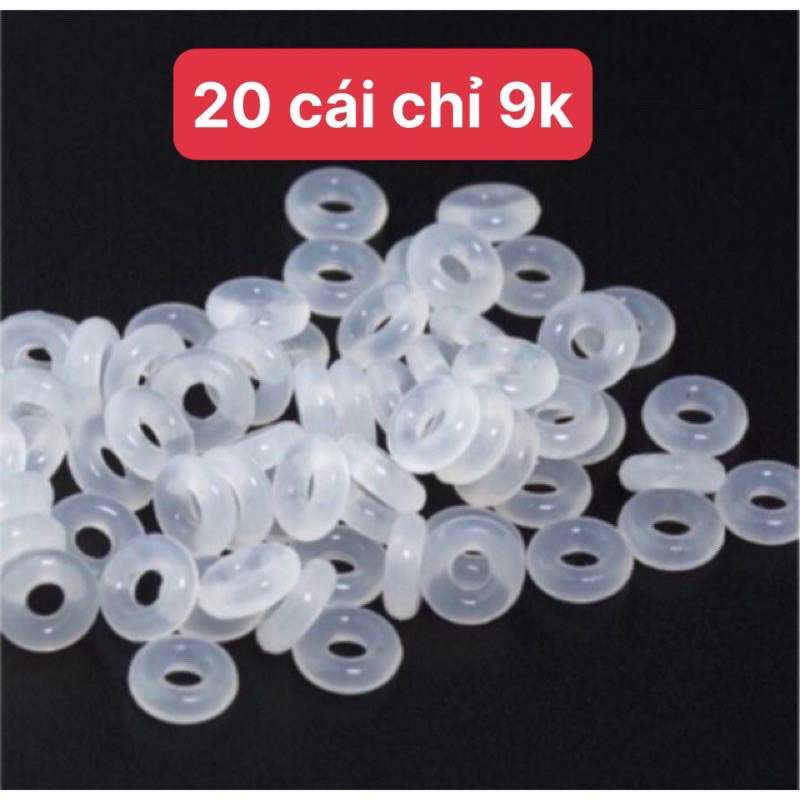 [Mã FAMAYFA giảm 10K đơn 50K] Chặn cao su cho vòng charm (chốt cao su chặn vòng pan, soufeel, pnj, bamoer)