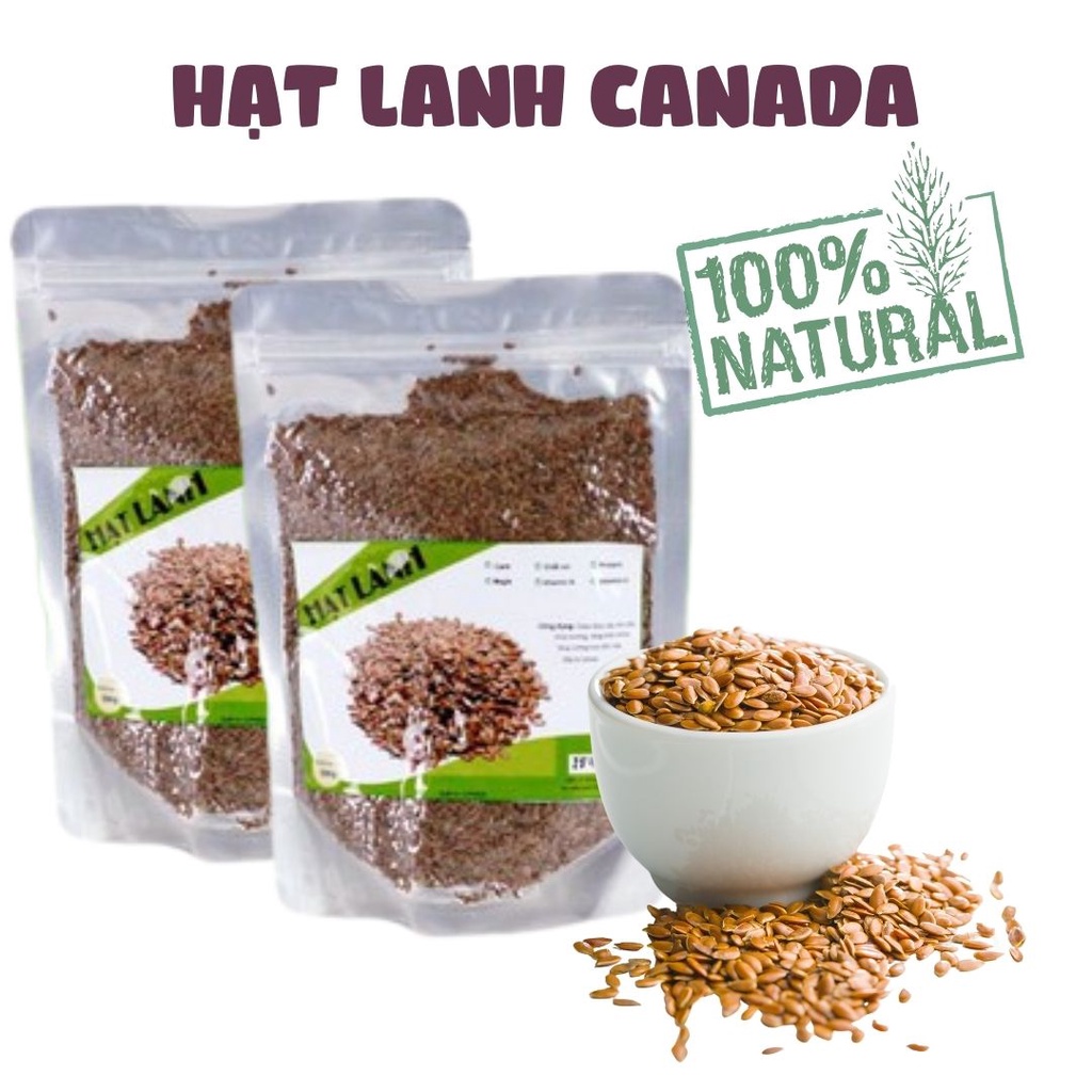 500Gram Hạt Lanh Nâu Canada