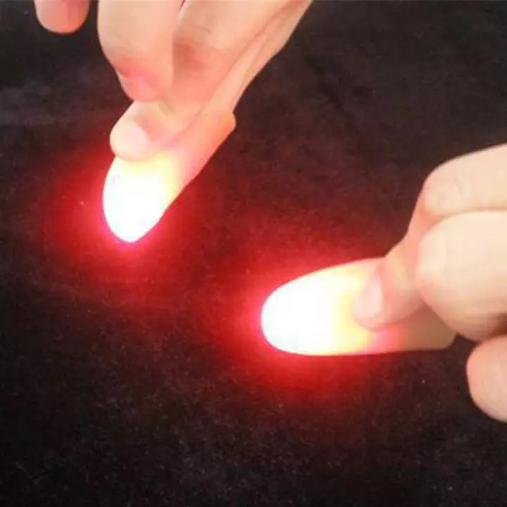 💥Ngón Tay Cái LED Phát Sáng Kỳ Ảo Cho Lễ Hội Ảo Thuật Party Hóa Trang💥 VOUCHER FREESHIP 100K💥000104