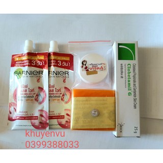 Bộ 5 sp nám đỏ chống não hóa clobetamil-g