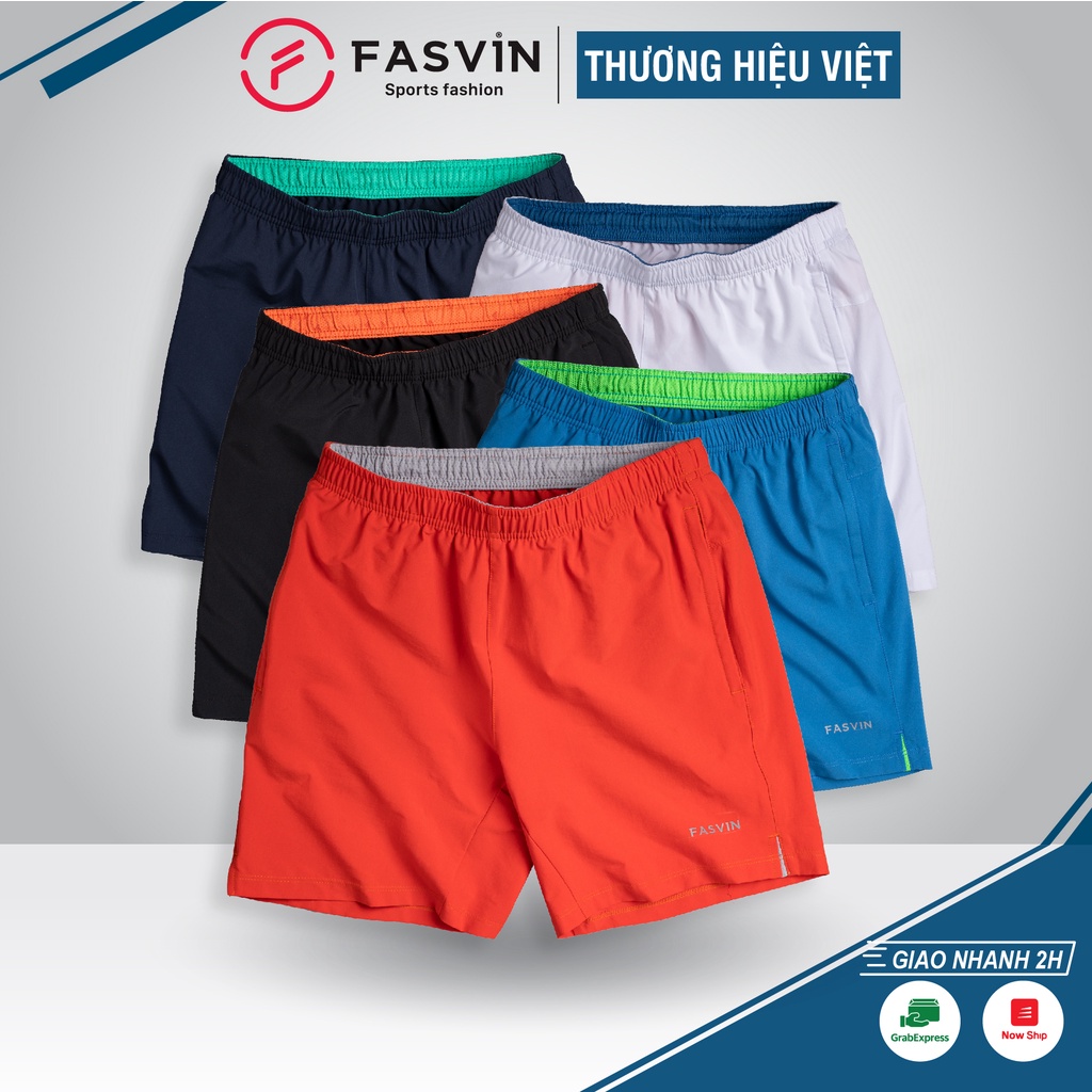 Quần đùi nam ngắn Fasvin vải Dù Gió nhẹ mát tiện dụng thể thao hay mặc nhà R22498.HN