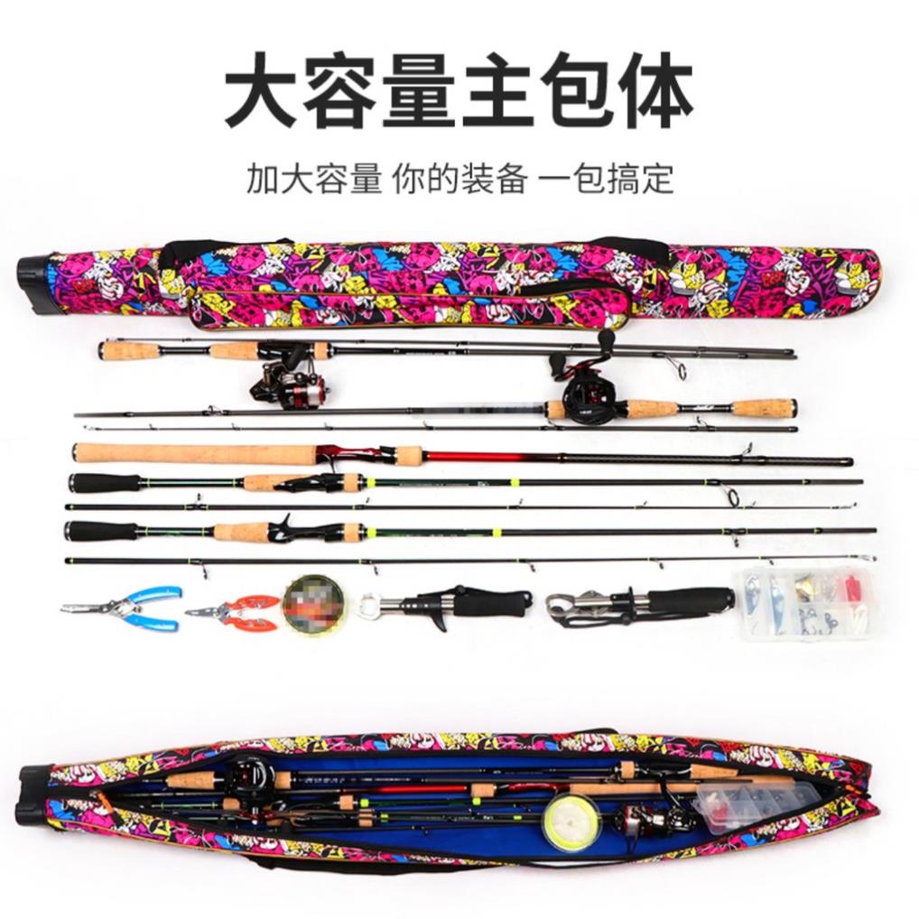 Bao đựng cần dàn zi mẫu bắt mắt 1 chính 1 phụ cực sang đồ câu FISHING_HD