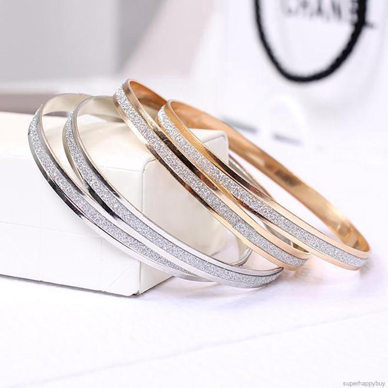 Vòng tay hợp kim thiết kế đơn giản thời trang cho nữ