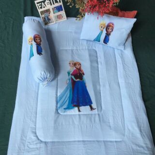 Set chăn ga gối(kèm ruột) cho bé đến trường