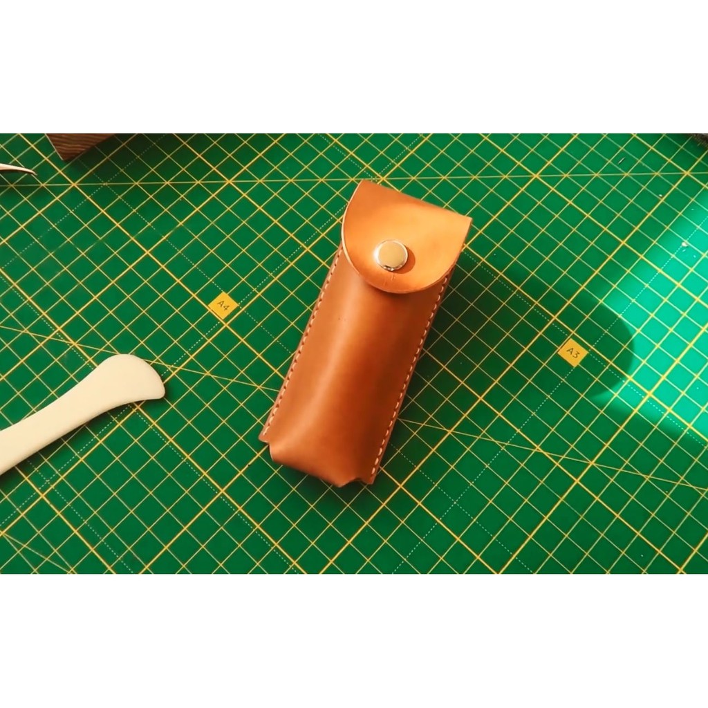 Bao da bò cho Opinel no.8 - opinel leather sheath