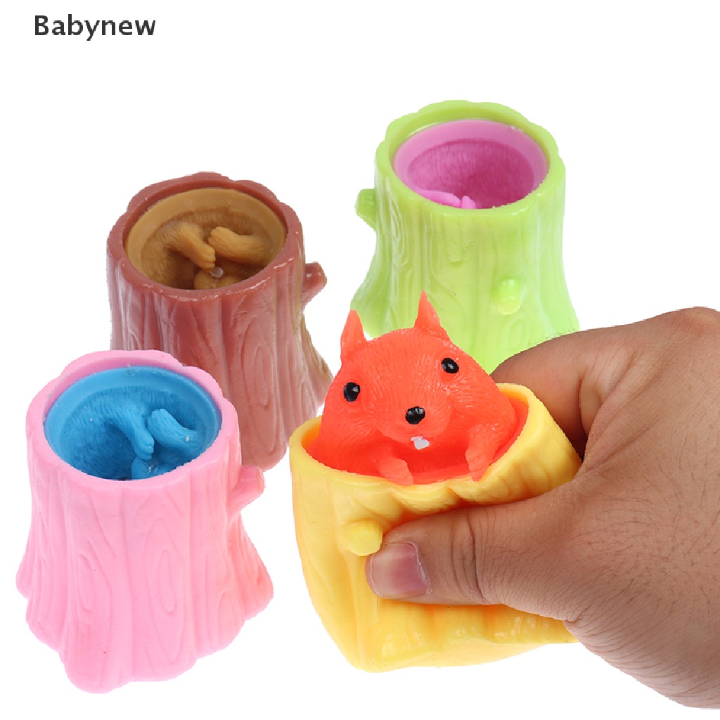 Đồ Chơi Xốp Squishy Giảm Stress Hình Chú Sóc Dễ Thương Cho Bé