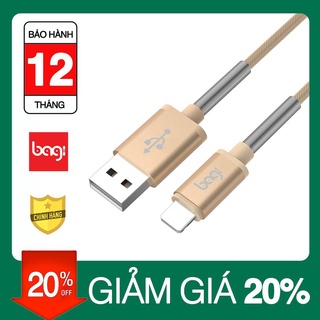 Cáp bọc lò xo chống đứt sạc nhanh lightning Bagi CB-IF10