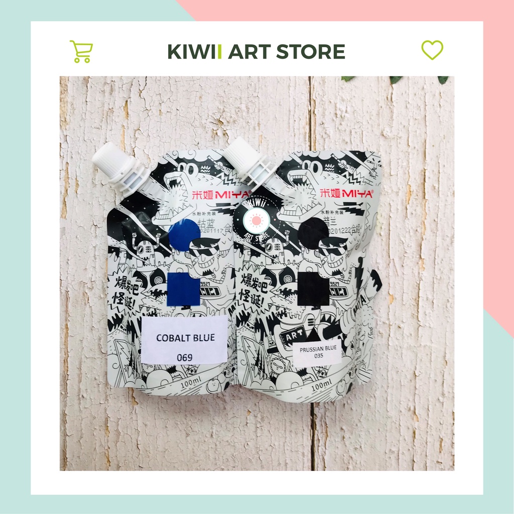 Màu Gouache HIMI MIYA dạng túi Refill 100ml