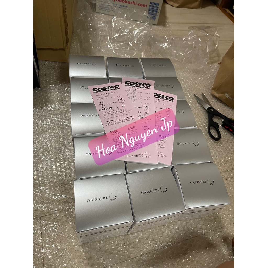 Viên Uống Trắng Da Transino Viên Uống Trắng Da Mờ Nám Transino Mẫu Trắng 240 Viên Nhật Bản Có Bill