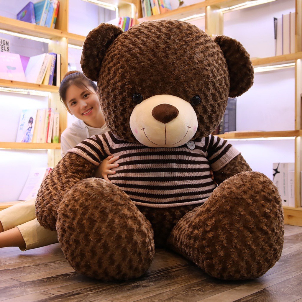 GẤU BÔNG GẤU TEDDY SIZE LỚN SIÊU RẺ 80CM 1M 1M2 1M4, dễ thương