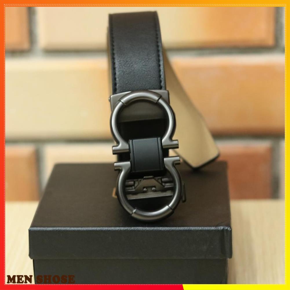 Thắt Lưng Nam Hàng Hiệu Cao Cấp Khóa Cài. Dây Lưng Nam Da  100% Nhập Khẩu Chính Hãng GC305