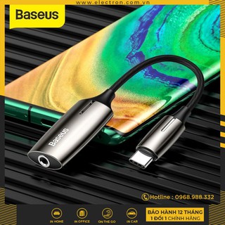 Đầu chuyển type c sang type c + audio aux 3.5mm baseus l60