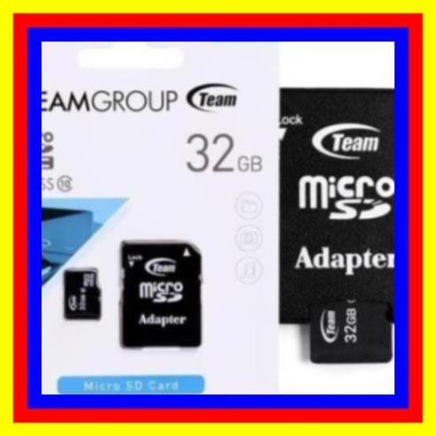 Thẻ Nhớ Micro SDHC Team Group Class10 32GB  Adapter