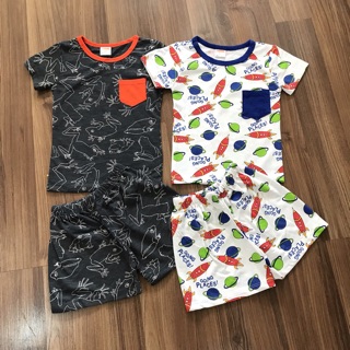 Combo 5 bộ cotton bé trai