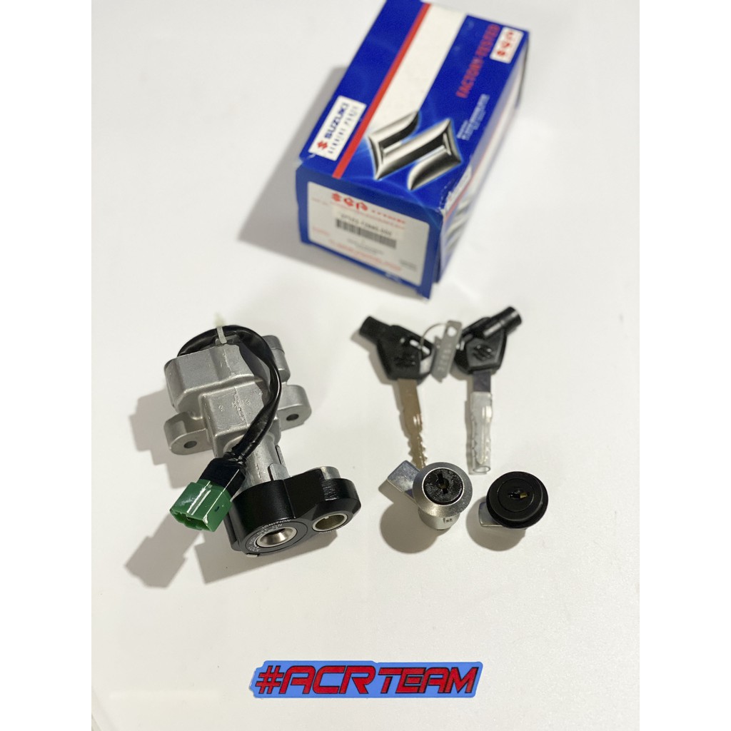 Bộ Ổ Khoá Zin Trước - Sau - Satria Fi, Raider FI - Chính Hãng