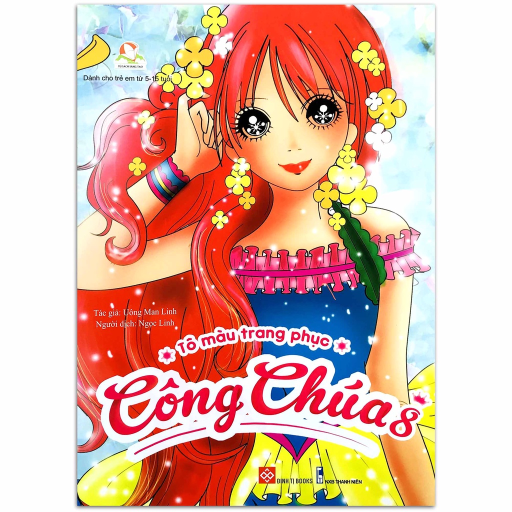 Sách - Tô Màu Trang Phục Công Chúa (Dành cho trẻ em từ 5-15 tuổi) - lẻ tùy chọn