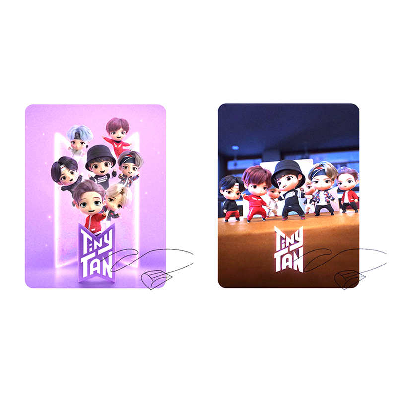 Tấm Lót Chuột Máy Tính Hình Chữ Nhật Họa Tiết Hoạt Hình Bts Bt21